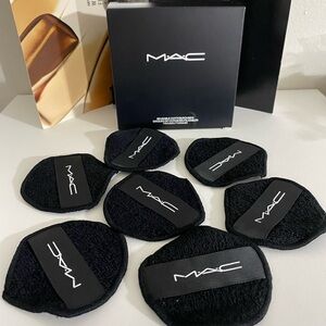 MAC Reuseable Cotton Black Rounds, 7 Rounds, New With Box